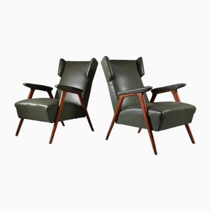 Bergères Vertes, 1950s, Set de 2