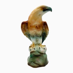 Estatua decorativa Mid-Century de águila o ave de rapiña de Cortendorf, años 50