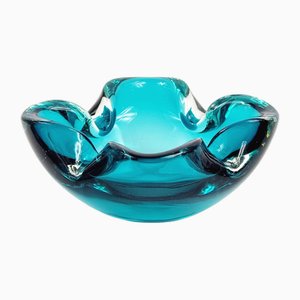Murano Glass Bowl or Catch-All attributed to Flavio Poli, Italy, 1960s