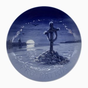 Pro Patria Commemorative Plate from Bing & Grondahl, 1909