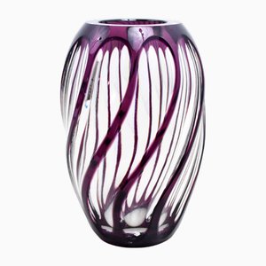 Vase en Cristal de Bohême par Johannes Oertel & Co Haida, 1920s