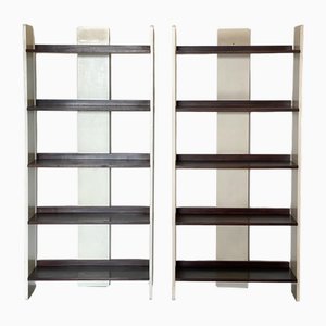Librerie in legno, anni '60, set di 2