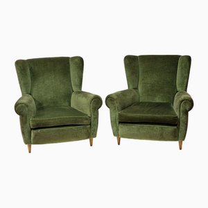 Set of Armchairs in the style of Carlo Mantellassi, 1940s