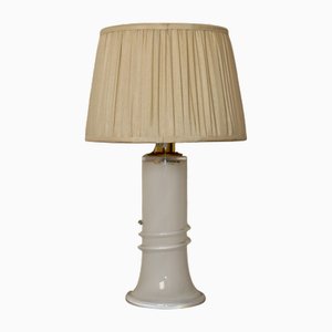 Lampada da tavolo vintage in vetro di Hannelore Dreutler per Studio Åhus, Svezia, anni '90