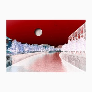 Sumit Mehndiratta, Berliner Moonrise, 2024, Archival Pigment Print on Canvas