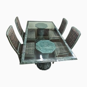 Rectangular Dining Table and Chairs from JC International, 1990, Set of 5