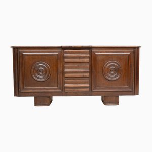 Credenza in quercia in stile Dudouyt, Francia, anni '40