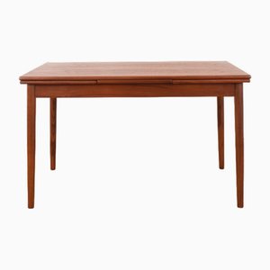 Table de Salle à Manger Extensible Mid-Century en Teck, Danemark, 1960s
