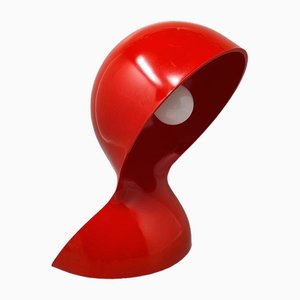 Red Dalù Table Lamp by Vico Magistretti for Artemide, 1960s