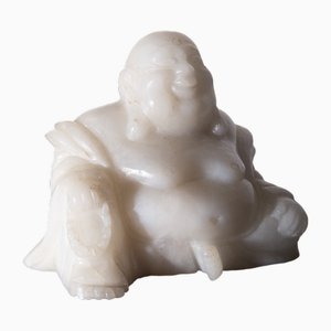 Budai Buddha in Weißer Jade, 1900