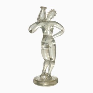Murano Glass Art Deco Figure by Napoleone Martinuzzi for CVM Cappellin, 1930