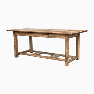 Table de Salle à Manger Victorienne en Pin, 1870