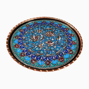 Turquoise Wall Tray Plate
