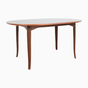 Mid-Century Swedish Teak Table Model Ovalen by Carl Malmsten for Mobel Komponerad AV, 1950s