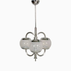 Space Age Chandelier in Murano Glass from Mazzega, 1960s