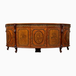 French Baroque Style Five-Door Sideboard, 1980s