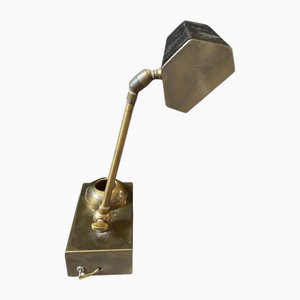 Moderne Italienische Mid-Century Schreibtischlampe aus Messing, 1950er