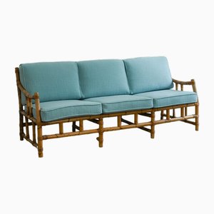 Bambus Sofa mit Naturfinish, 1980er