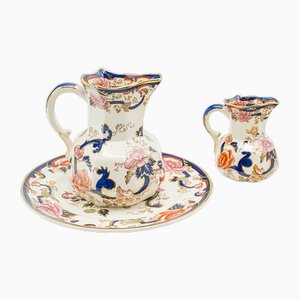 Englisches Vintage Dessert-Servierset aus Keramik, 1970er, 3er Set