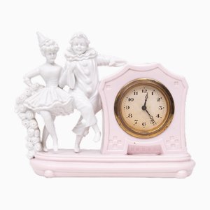 Figuras de porcelana Commedia Dell'arte pequeñas de Capodimonte, Italia, década de 1900