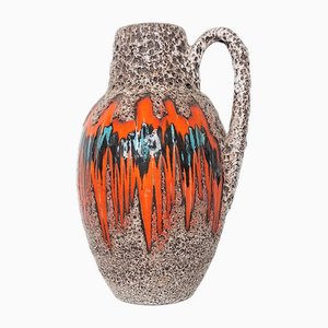 Vaso Fat Lava in ceramica di Scheurich, anni '60