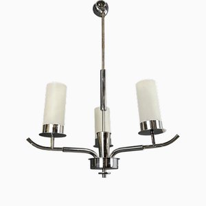 Art Deco Kronleuchter aus Chrom, 1930er