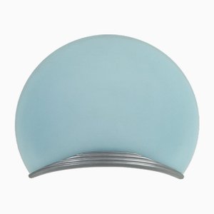 Shell Glass & Metal Wall Lamp by Alvaline Bologna, Italy, 1980s
