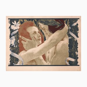 Henri Bellery-Desfontaines, L'Énigme (El Enigma), 1898, Litografía original