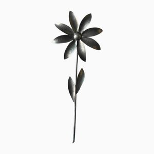 Grande Fleur en Étain Argenté par Le Dauphin, 1960s
