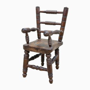 19th Century Miniature Oak Kitchen Windsor Chair, 1880s