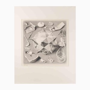 Maurits Cornelis Escher, Contrast from Order and Chaos, 1950, Lithograph