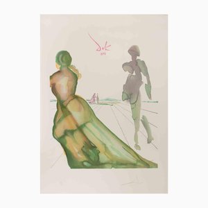 Dali, La Desse de Cythère, 1978, Bois gravé