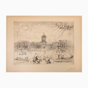 Dali, L'Académie de Paris, Etching, 1971