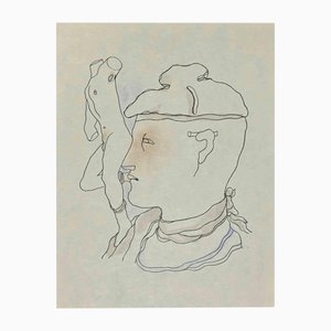 Jean Cocteau, Man, Lithograph, 1930s