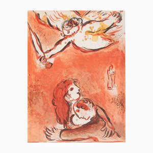 Marc Chagall, The Face of Israel, Lithograph, 1960