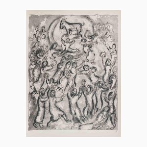 Marc Chagall, El becerro de oro, Héliogravure, 1960