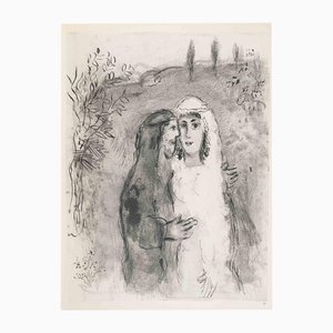 Marc Chagall, Mariage de Rachel et Jacob, Héliogravure, 1960