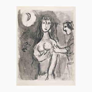 Marc Chagall, Rachel Leaves with Jacob, Héliogravure, 1960