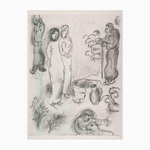 Marc Chagall, Two Girls at the Well, Héliogravure, 1960