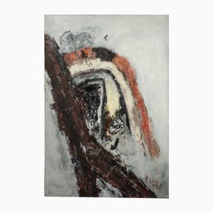 Karin Witte, Composizione, 1994-1995, Acrilico con sabbia su tela