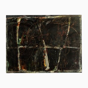 Karin Witte, Composizione di grande formato, 1995, Acrilico con sabbia su tela