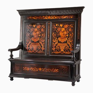 Mahagoni Intarsien Box Sitz