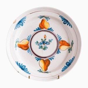 Pears Plate from Nevers Faience