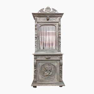 Antique Henri II Display Cabinet