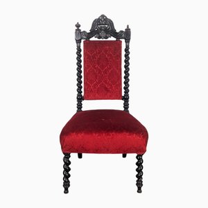 Louis XIII Style Chair in Red