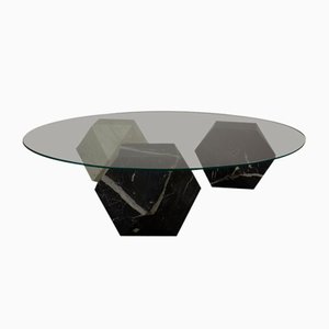 Space Age Marble Coffee Table by Massimo Vignelli, 1970s