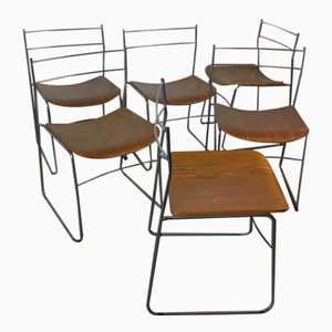 Vintage Chairs by Anonima Castelli, 1970s, Set of 6