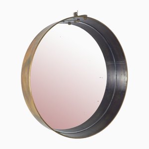 Brass Mirror by Franco Minissi, 70s