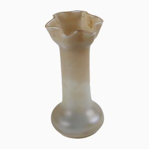Vintage Green Iridescent Vase from Loetz