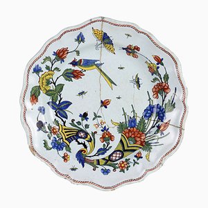 Antique French Plate in Majolica